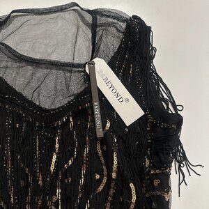 Classic Art Deco Flapper Dress